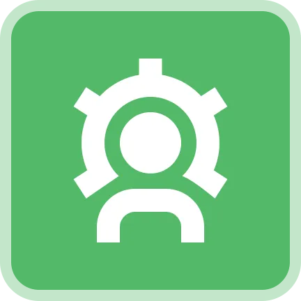 Social Media Account Management Service Icon